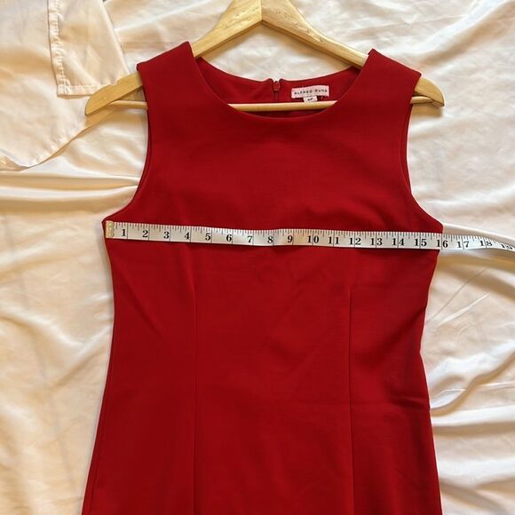 ALFRED SUNG Red Sheath Dress Size Small - Picture 7 of 10